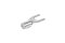 [E] หางปลาส้อม เปลือย UT ทองแดงชุบดีบุก รุ่น Y4-4 รูใส่สายไฟกว้าง 3.5 mm ยาว 18.1 mm ช่องว่างส้อม 4.1 mm